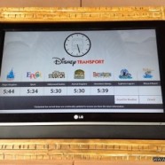 Digital Disney Transport Screens at Disney’s Animal Kingdom Lodge Kidani Village Bus Stop